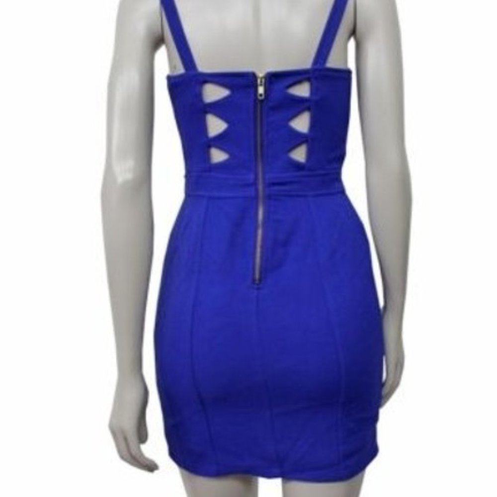 Blue Body Con Dress - Picture 3 of 4
